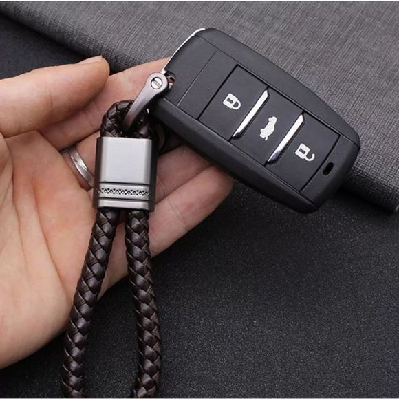 Leather Rope Keychain - Picture 1 of 2